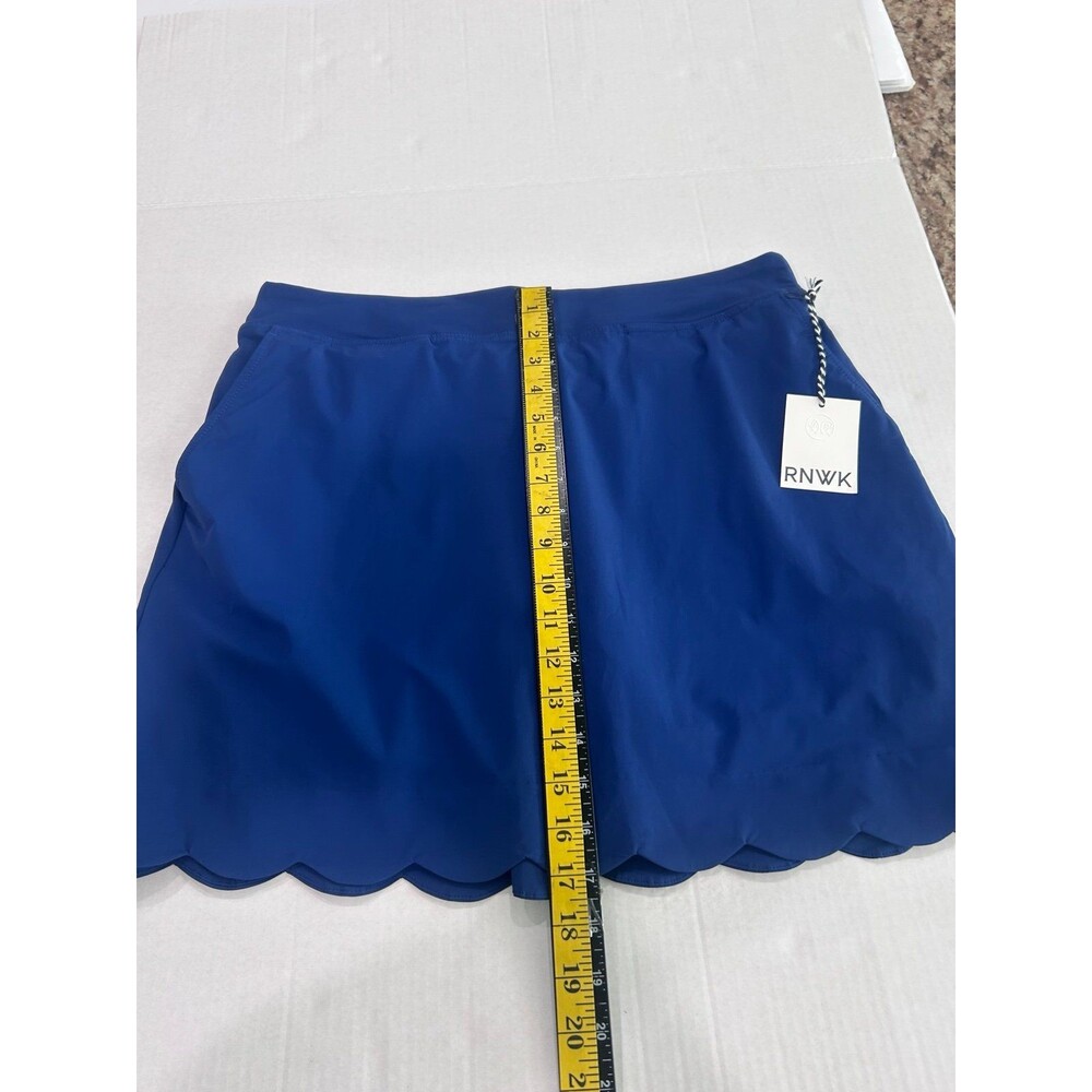 Renwick (RNWK) Scallop Hem Skort Women’s Size L Color Sky Blue Athletic Wear - Picture 8 of 11